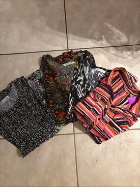 Mixed Women's Printed Blouse Bundle - Floral, Stripes, Animal Prints